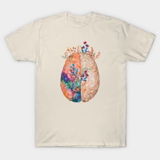 Floral Brain	Living that Nurse Life T-Shirt